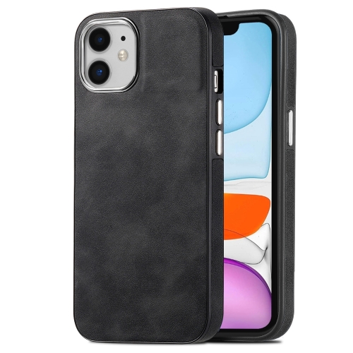 

For iPhone 11 Skin-Feel Electroplating TPU Shockproof Phone Case(Black)