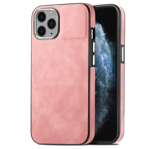 

For iPhone 11 Pro Skin-Feel Electroplating TPU Shockproof Phone Case(Pink)