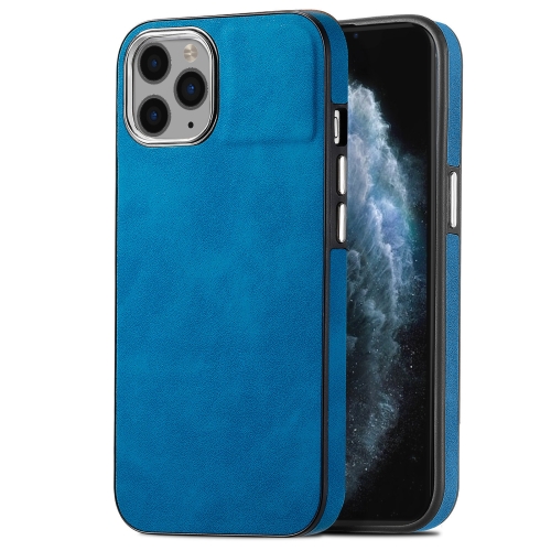 

For iPhone 11 Pro Skin-Feel Electroplating TPU Shockproof Phone Case(Blue)