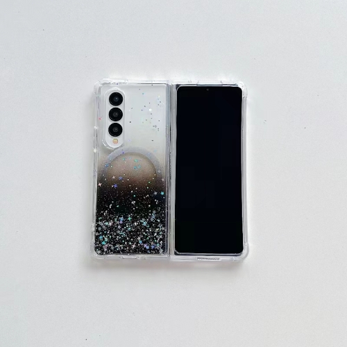 

For Samsung Galaxy Z Fold4 Magsafe Glitter TPU Phone Protective Case(Black)