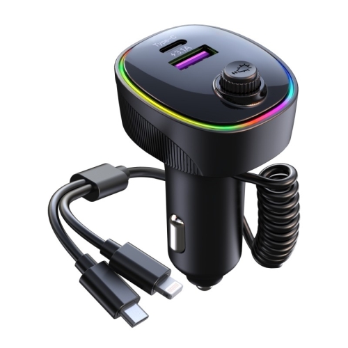 

K11 Portable USB + Type-C PD Car Charger Phone Tablet Fast Charging Adapter