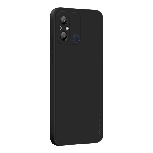 

For Xiaomi Redmi 12C PINWUYO Sense Series Liquid Silicone TPU Phone Case(Black)