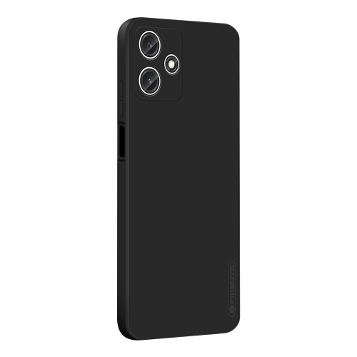 

For Xiaomi Redmi 12 5G/Note 12R/Poco M6 Pro PINWUYO Sense Series Liquid Silicone TPU Phone Case(Black)