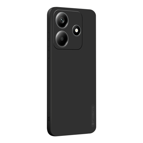 

For Xiaomi Redmi Note 14 PINWUYO Sense Series Liquid Silicone TPU Phone Case(Black)