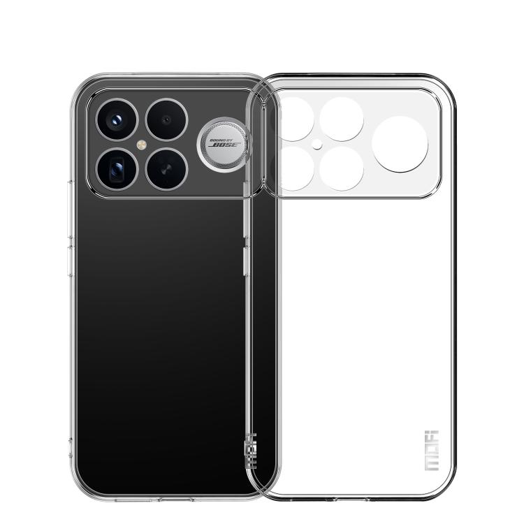 

For Redmi K90 Pro Max / Poco F8 Ultra MOFI Ming Series Ultra-thin TPU Phone Case(Transparent)