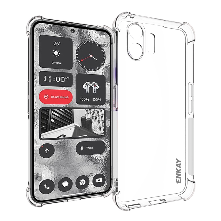 

For Nothing Phone 2 ENKAY Transparent TPU Shockproof Phone Case