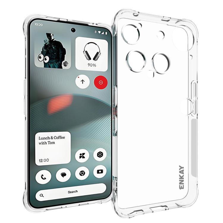 

For Nothing Phone 3 ENKAY Hat-Prince Transparent TPU Shockproof Phone Case