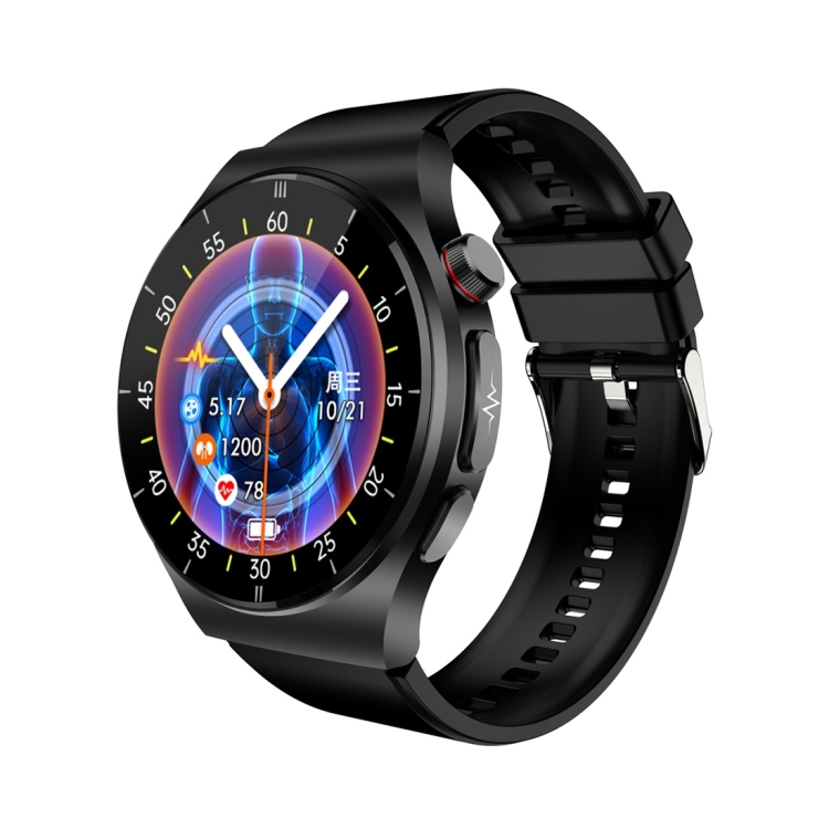 ET340 inch Color Screen Smart Silicone Strap Watch,Support