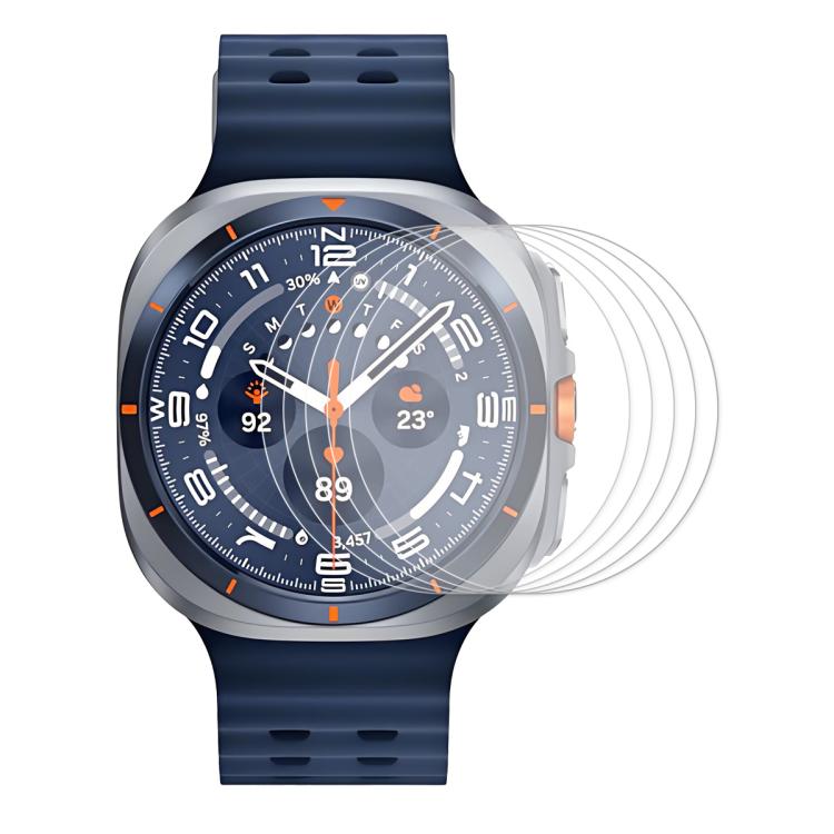 

For Samsung Galaxy Watch Ultra 47mm / Ultra 2025 5pcs ENKAY 0.2mm 9H Tempered Glass Screen Protector Watch Film