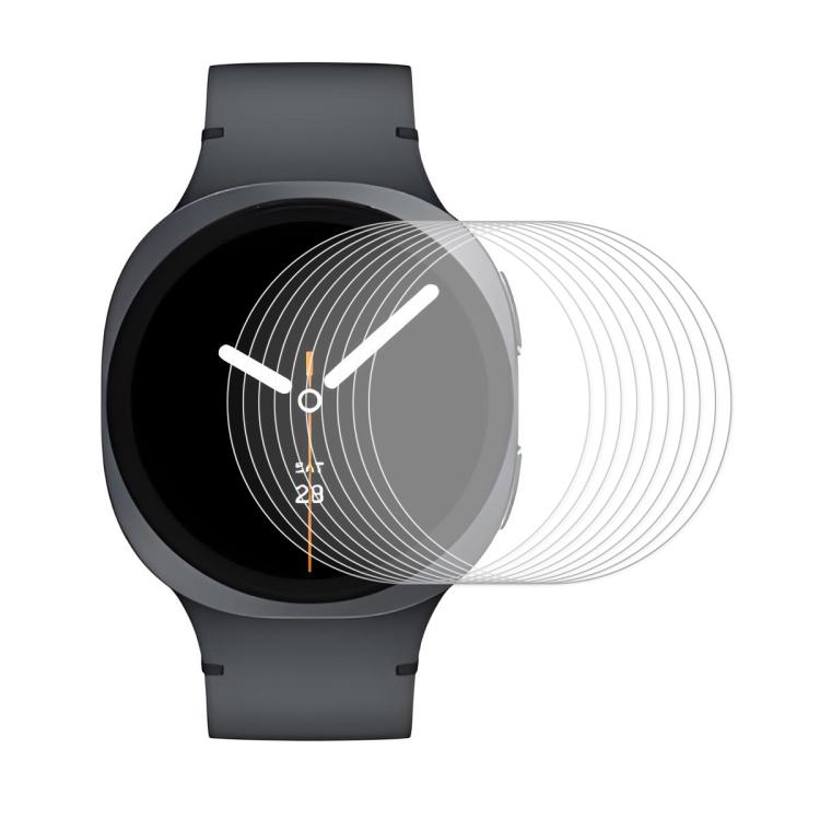 

For Samsung Galaxy Watch8 44mm 10pcs ENKAY 0.2mm 9H Tempered Glass Screen Protector Watch Film