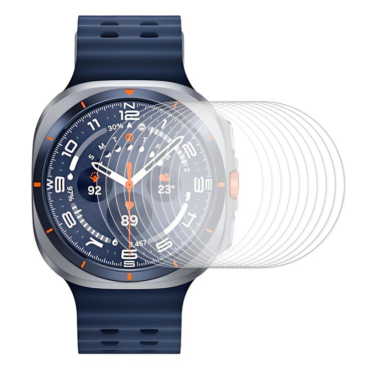 

For Samsung Galaxy Watch Ultra 47mm / Ultra 2025 10pcs ENKAY 0.2mm 9H Tempered Glass Screen Protector Watch Film