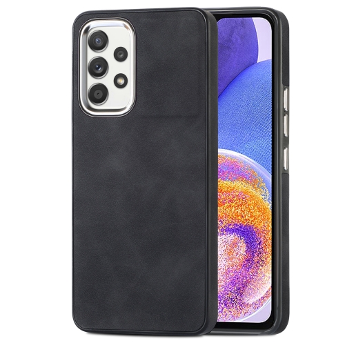 

For Samsung Galaxy A23 5G Skin-Feel Electroplating TPU Shockproof Phone Case(Black)