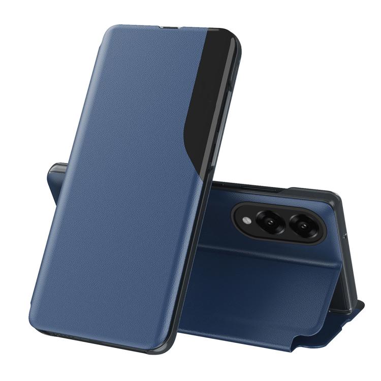 

For Samsung Galaxy S25 Edge 5G Attraction Flip Holder Leather Phone Case(Sapphire Blue)