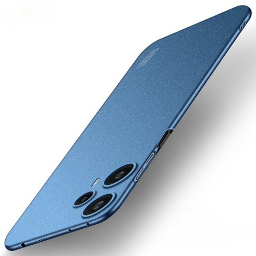 

For Xiaomi Redmi Note 12 Turbo /Poco F5 5G MOFI Fandun Series Frosted PC Ultra-thin All-inclusive Phone Case(Blue)