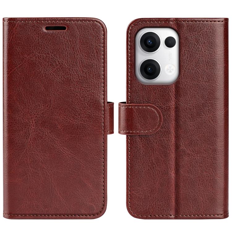 

For OPPO Reno13 5G R64 Texture Horizontal Flip Leather Phone Case(Brown)
