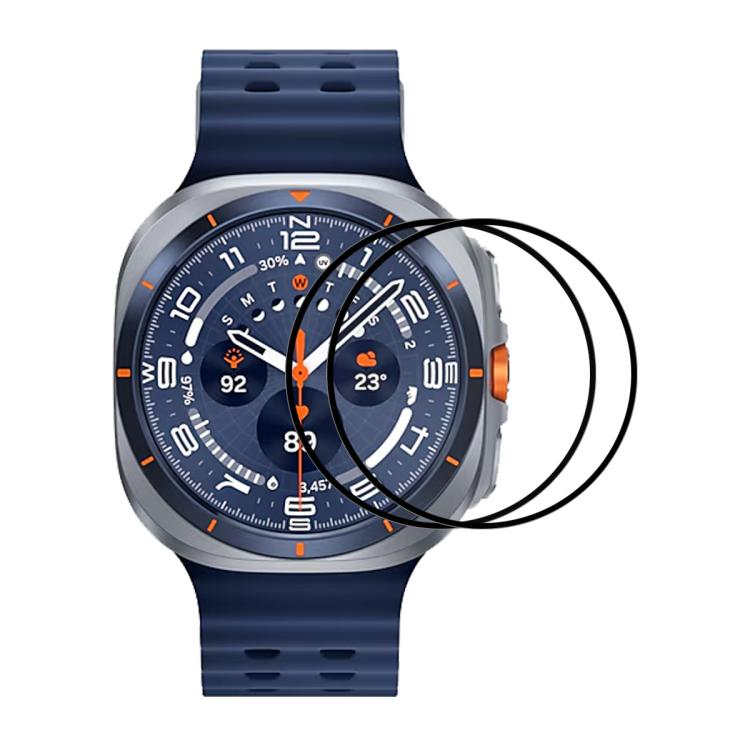 

For Samsung Galaxy Watch Ultra 47mm / Ultra 2025 2pcs ENKAY 3D Full Coverage Soft PC Edge PMMA HD Screen Film