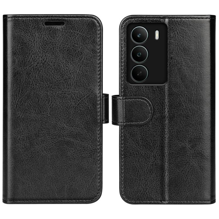 

For Realme C71 4G R64 Texture Horizontal Flip Leather Phone Case(Black)