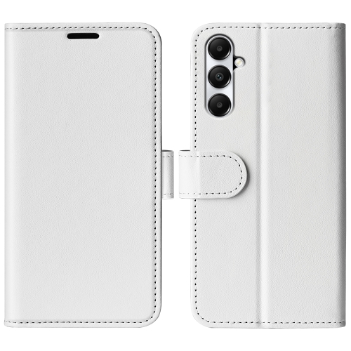 

For Samsung Galaxy A05s R64 Texture Horizontal Flip Leather Phone Case(White)