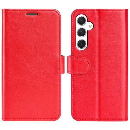 

For Samsung Galaxy S24 5G R64 Texture Horizontal Flip Leather Phone Case(Red)