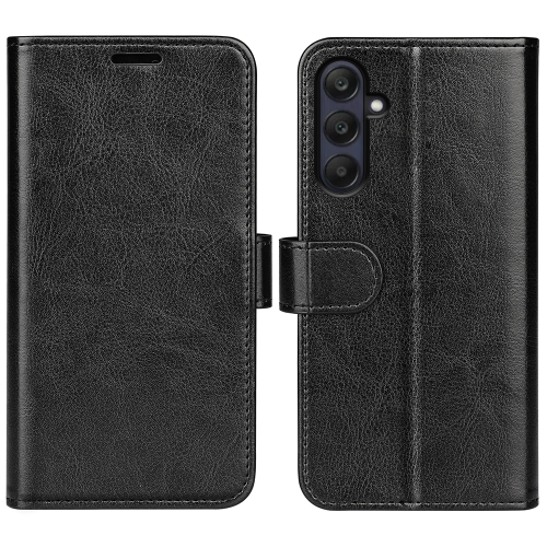 

For Samsung Galaxy A26 R64 Texture Horizontal Flip Leather Phone Case(Black)