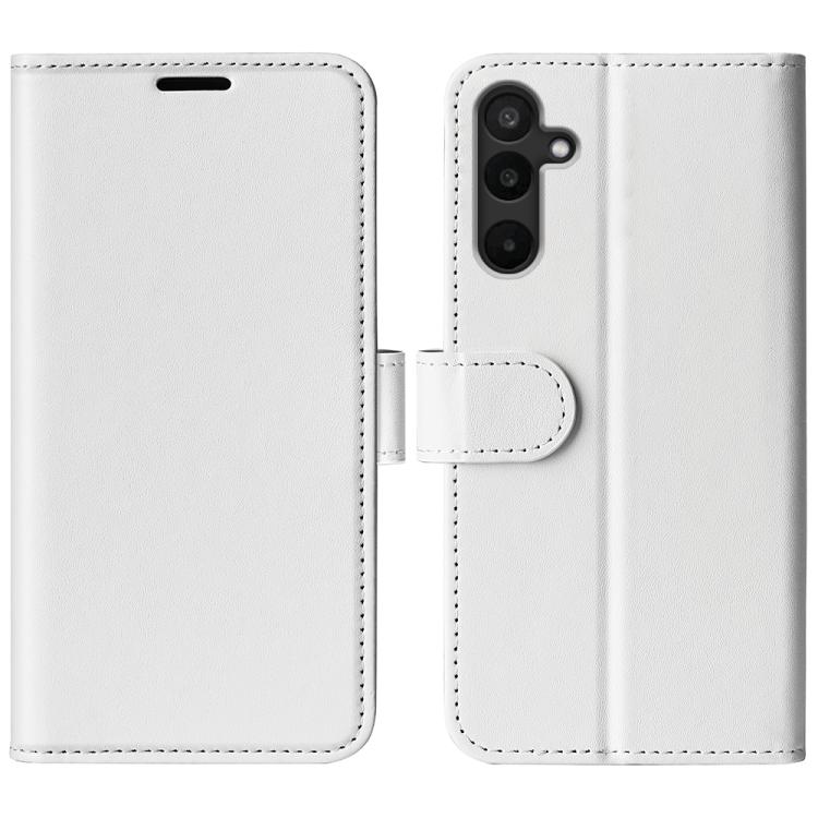 

For Samsung Galaxy M16 / F16 R64 Texture Horizontal Flip Leather Phone Case(White)