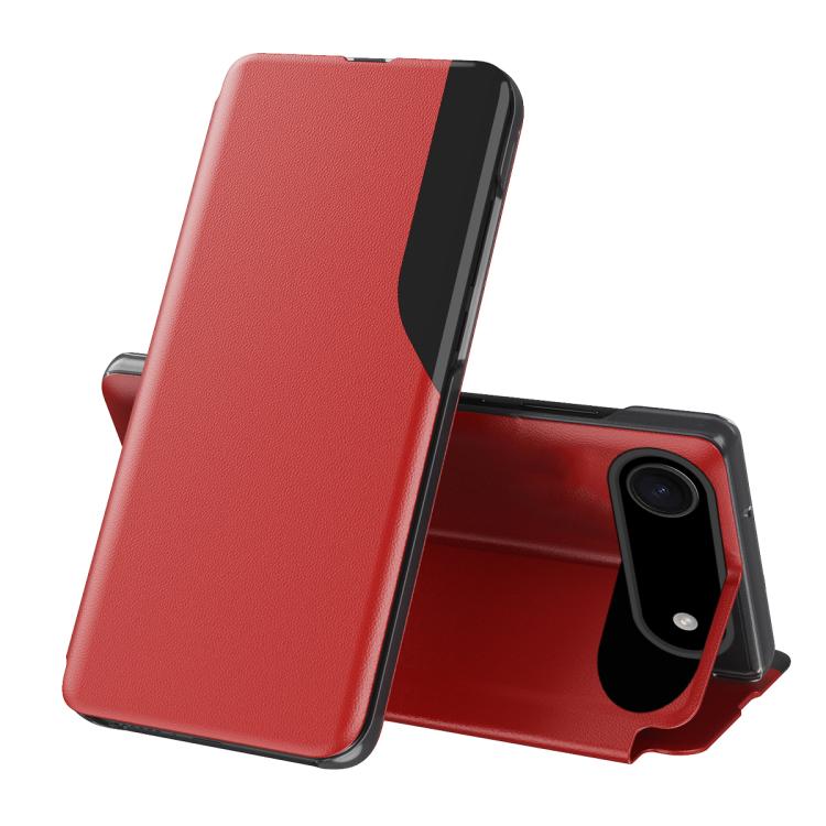 

For iPhone Air Side Display Flip Leather Phone Case(Red)