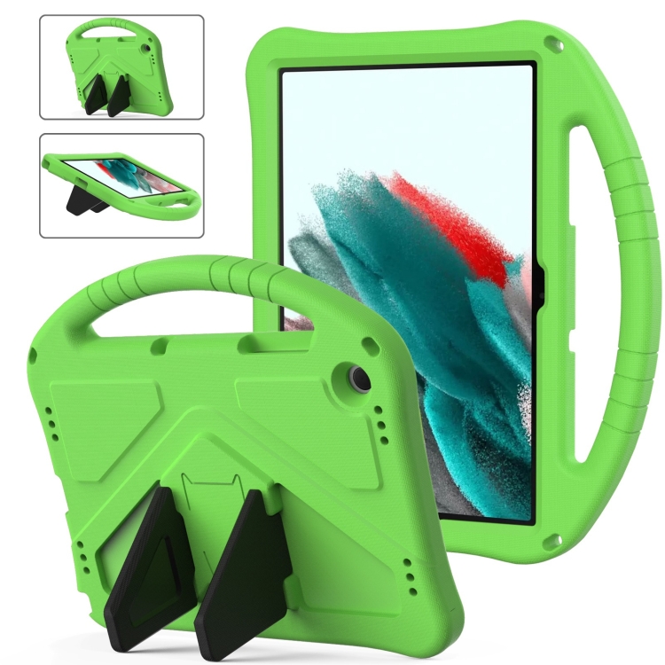 

For Samsung Galaxy Tab A9+ EVA Shockproof Tablet Case with Holder(Green)