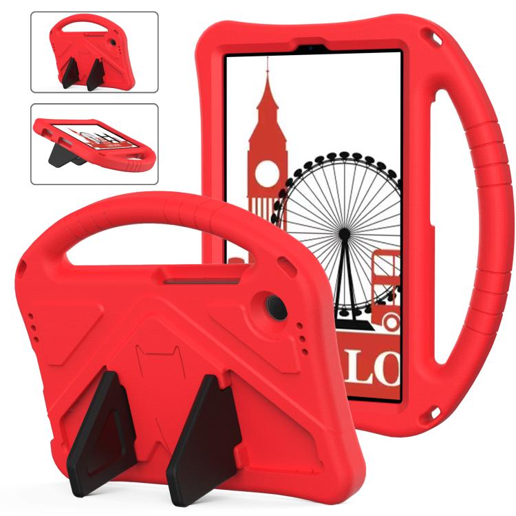For Samgsung Galaxy Tab A11 2025 EVA Shockproof Tablet Case with Holder(Red)