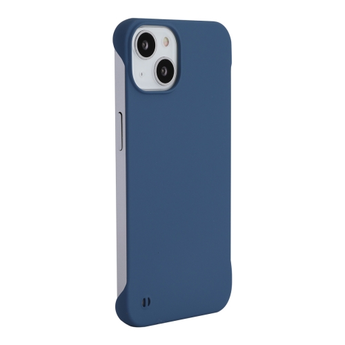 

For iPhone 15 ENKAY Ultra-thin Matte Frameless PC Phone Case(Dark Blue)