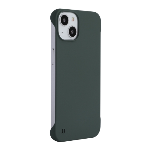 

For iPhone 15 ENKAY Ultra-thin Matte Frameless PC Phone Case(Dark Green)