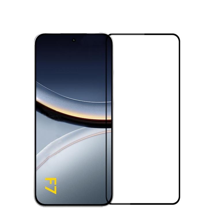 

For Xiaomi Poco F7 MOFI 9H 2.5D Full Screen Tempered Glass Film(Black)