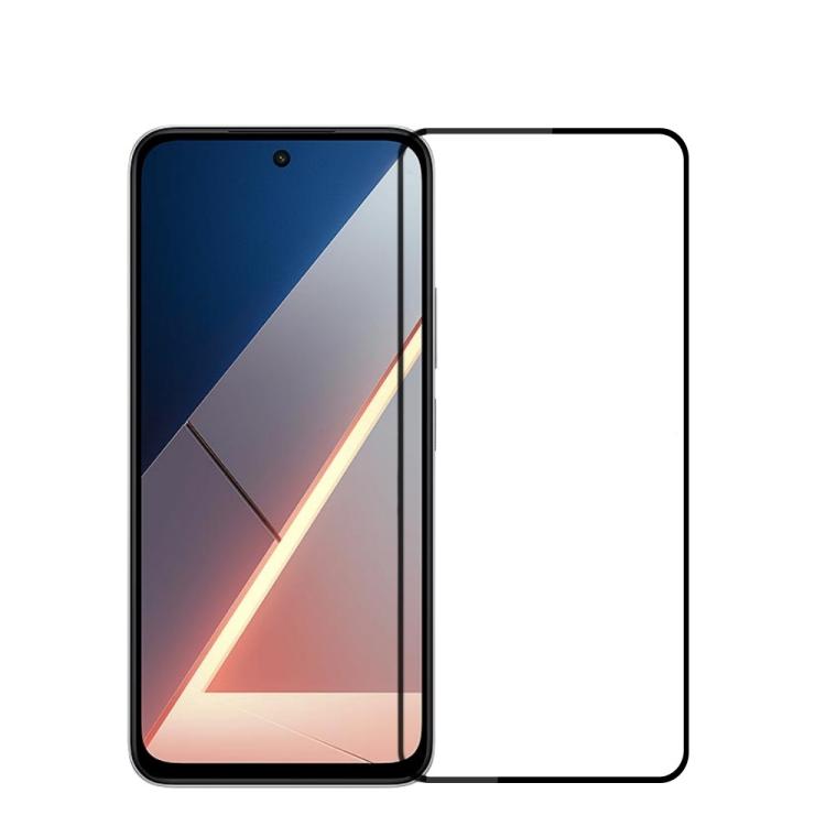 

For Xiaomi Poco M8s MOFI 9H 2.5D Full Screen Tempered Glass Film(Black)