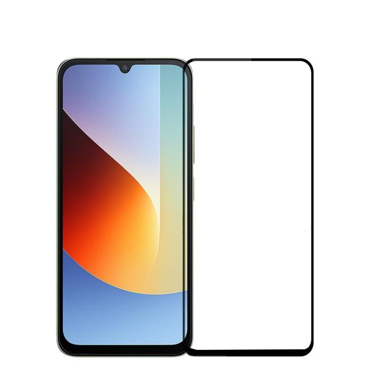 

For Redmi 15a 5G / A7 Pro 171mm MOFI 9H 2.5D Full Screen Tempered Glass Film(Black)