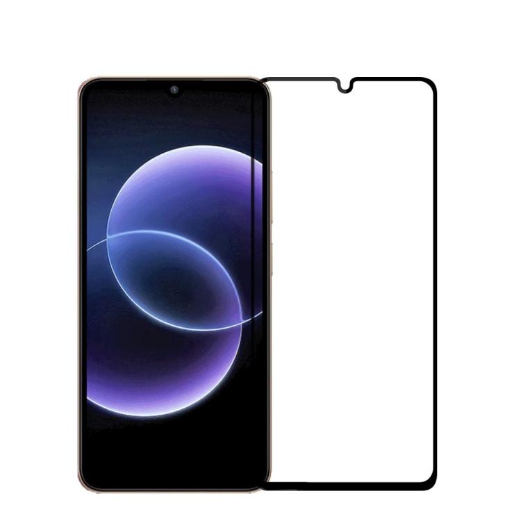 For Redmi 17C 4G MOFI 9H 2.5D Full Screen Tempered Glass Film(Black)