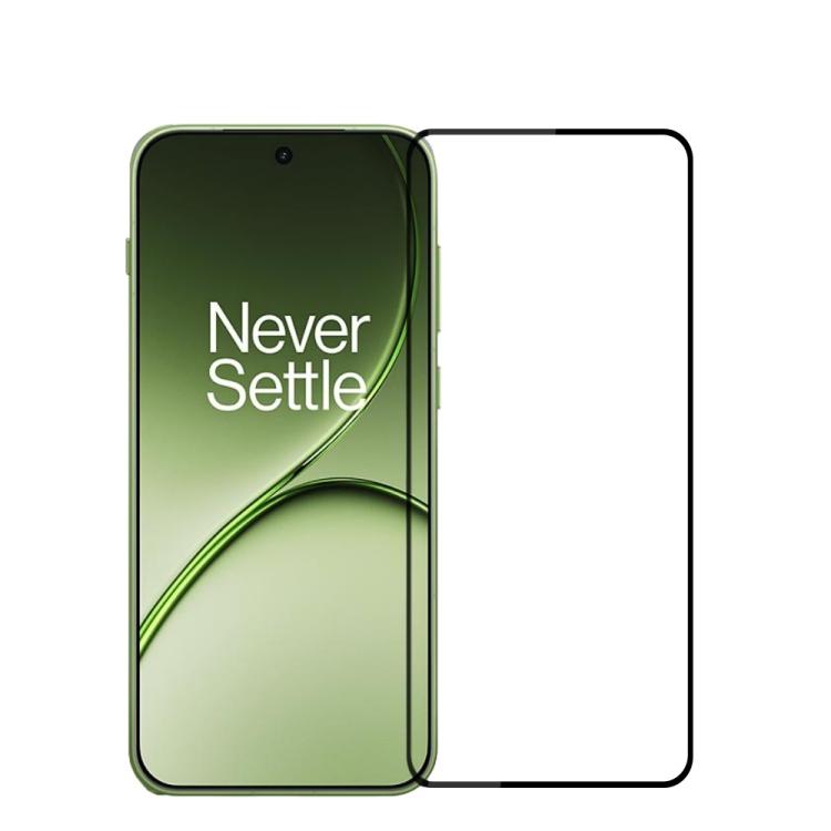 For OnePlus 15T MOFI 9H 2.5D Full Screen Tempered Glass Film(Black)