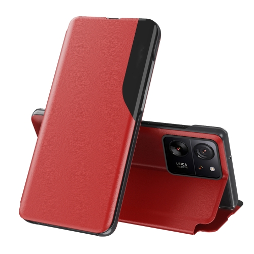 

For Xiaomi 13T Pro Attraction Flip Holder Leather Phone Case(Red)