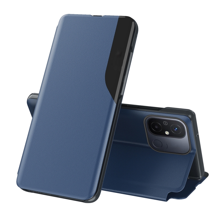 

For Xiaomi Redmi 13C Attraction Flip Holder Leather Phone Case(Blue)