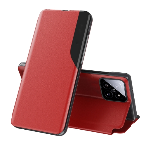 

For Xiaomi 14 Pro Attraction Flip Holder Leather Phone Case(Red)