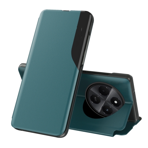 

For Xiaomi Redmi 14C Attraction Flip Holder Leather Phone Case(Green)