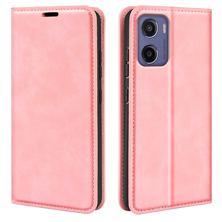 Shingtomua For Motorola Moto G05 / G15 / E15 Case Wallet With Card Holder Kickstand Magnetic Soft Leather Flip Fold Cover For Moto G05 (Pink - View #7