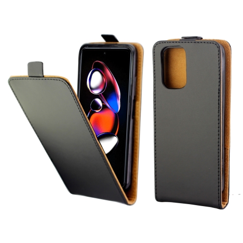 

For Xiaomi Redmi Note 12T Pro Vertical Flip Leather Phone Case with Card Slot(Black)
