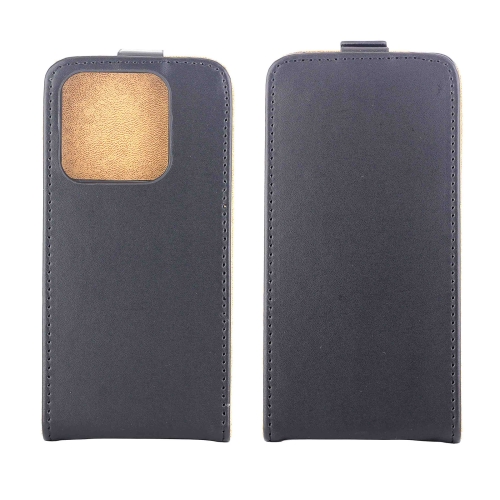 

For Xiaomi Redmi Note 14 5G Vertical Flip Leather Phone Case with Card Slot(Black)