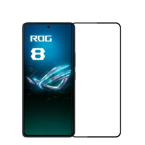 For ASUS ROG Phone 8 PINWUYO 9H 2.5D Full Screen Tempered Glass Film(Black) doco table makeup mirror led light stepless dimmer ultra clear beauty chinoiserie classical lovely high quality gift