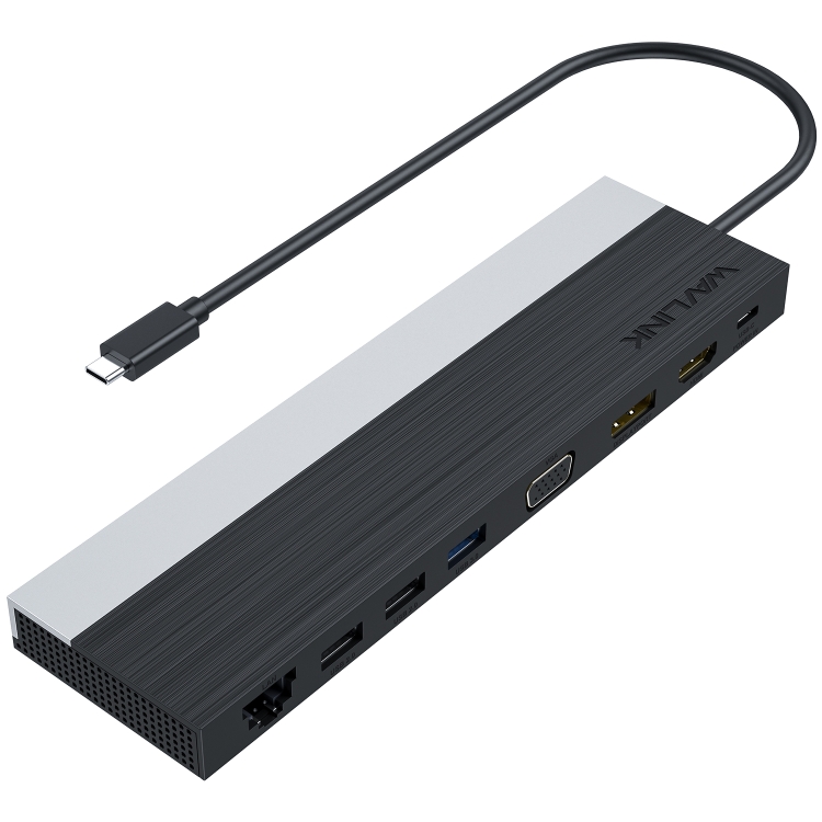 

Wavlink UMD03 Triple Display Adapter Type-C Hub 12 in 1 Docking Station