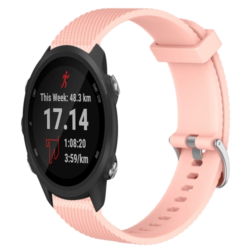 Para Garmin Forerunner 245 Music Correa de reloj de silicona con