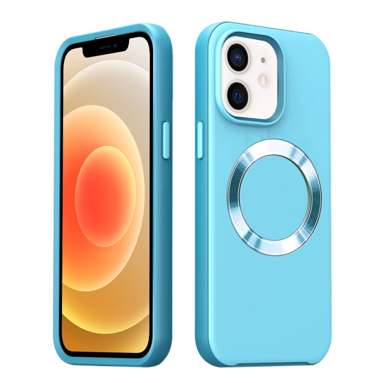 

For iPhone 12 CD Pattern Magsafe PC Phone Case(Green)