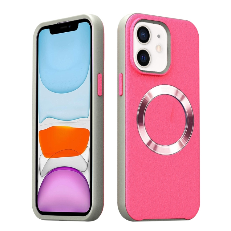 

For iPhone 11 CD Pattern Magsafe PC Phone Case(Pink)