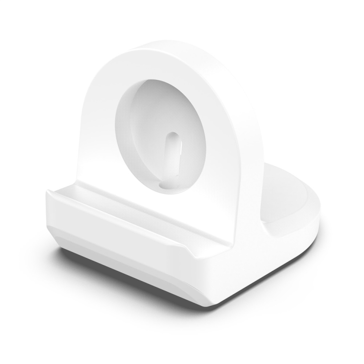 

For Samsung Galaxy Watch6 / Watch6 Classic / Watch5 / Watch5 Pro JUNSUNMAY Silicone Charger Stand Non-Slip Base(White)
