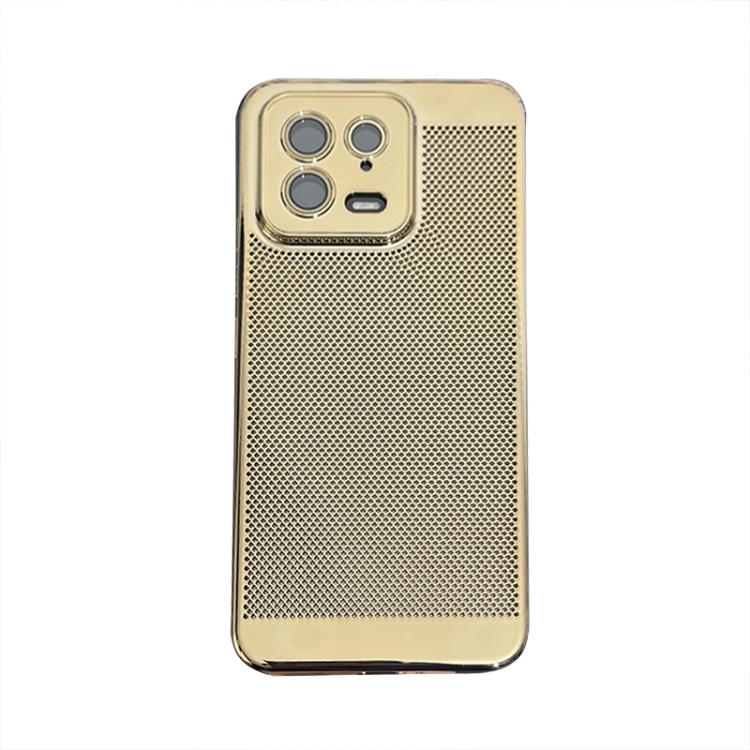 

For Xiaomi 13 Ice Sense Heat Dissipation Electroplating PC Phone Case(Gold)