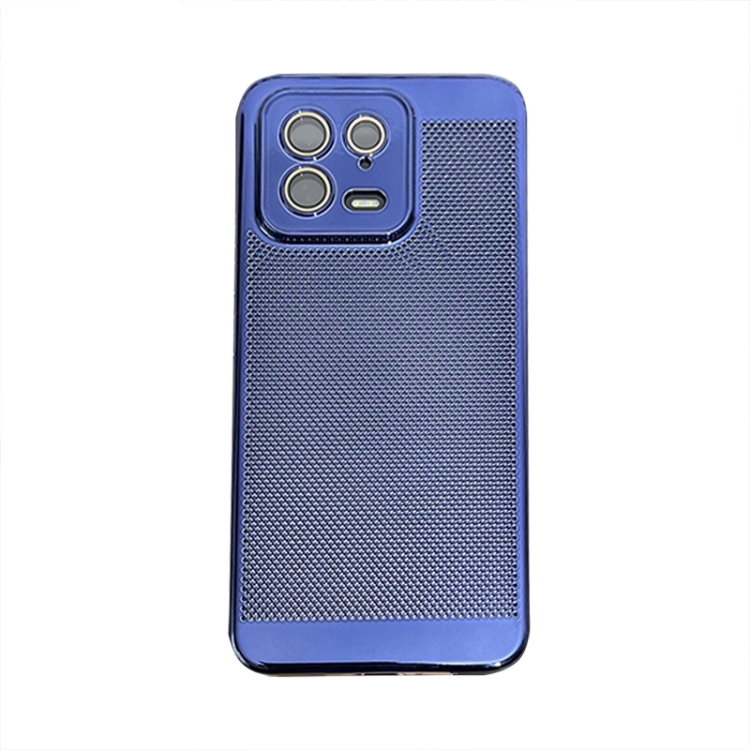 

For Xiaomi 13 Ice Sense Heat Dissipation Electroplating PC Phone Case(Dark Blue)